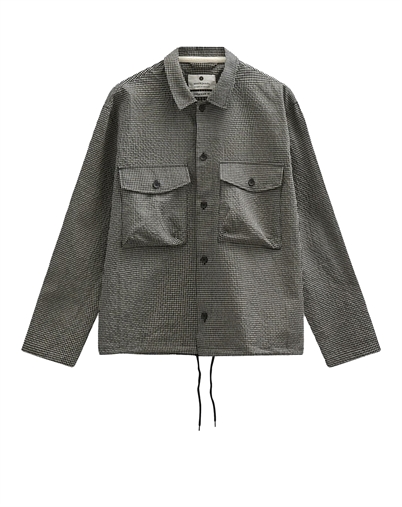 ANERKJENDT - Akotto Check Overshirt - Caviar